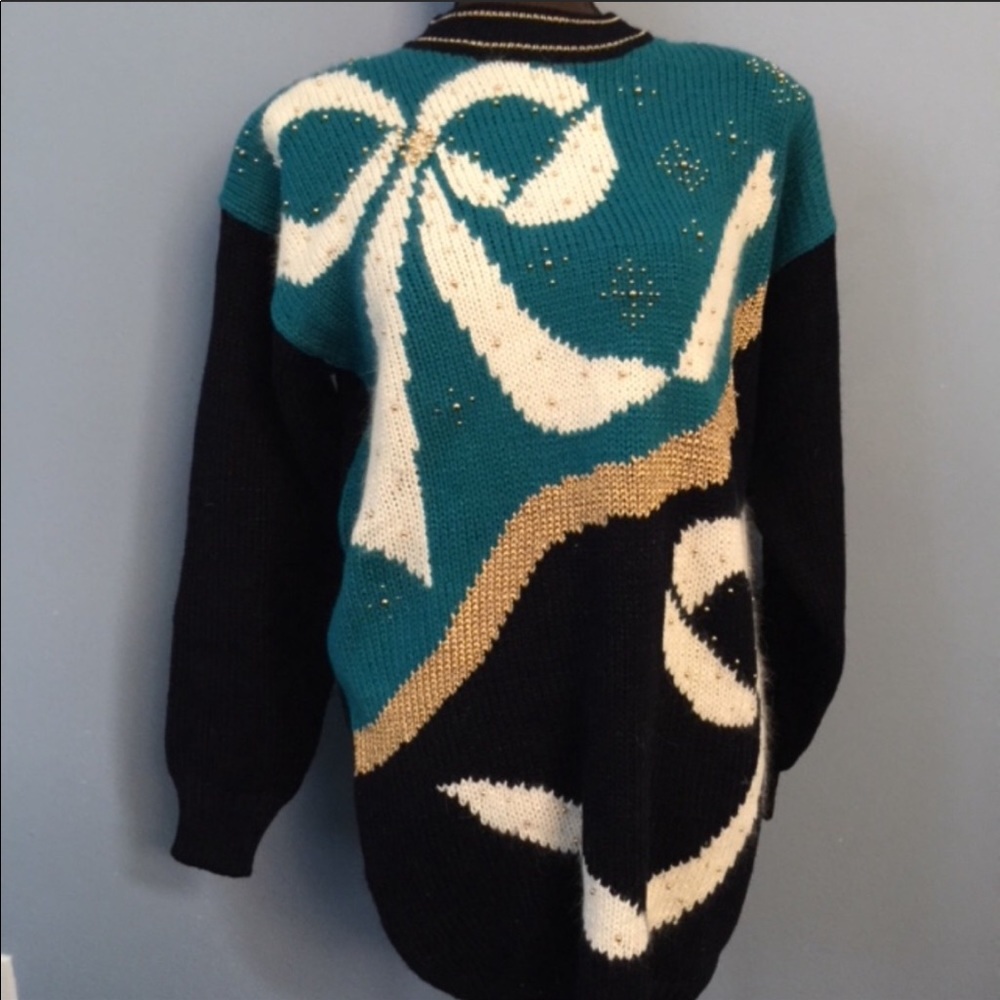 Vintage, Not-So-Ugly Beaded Ugly Xmas Sweater